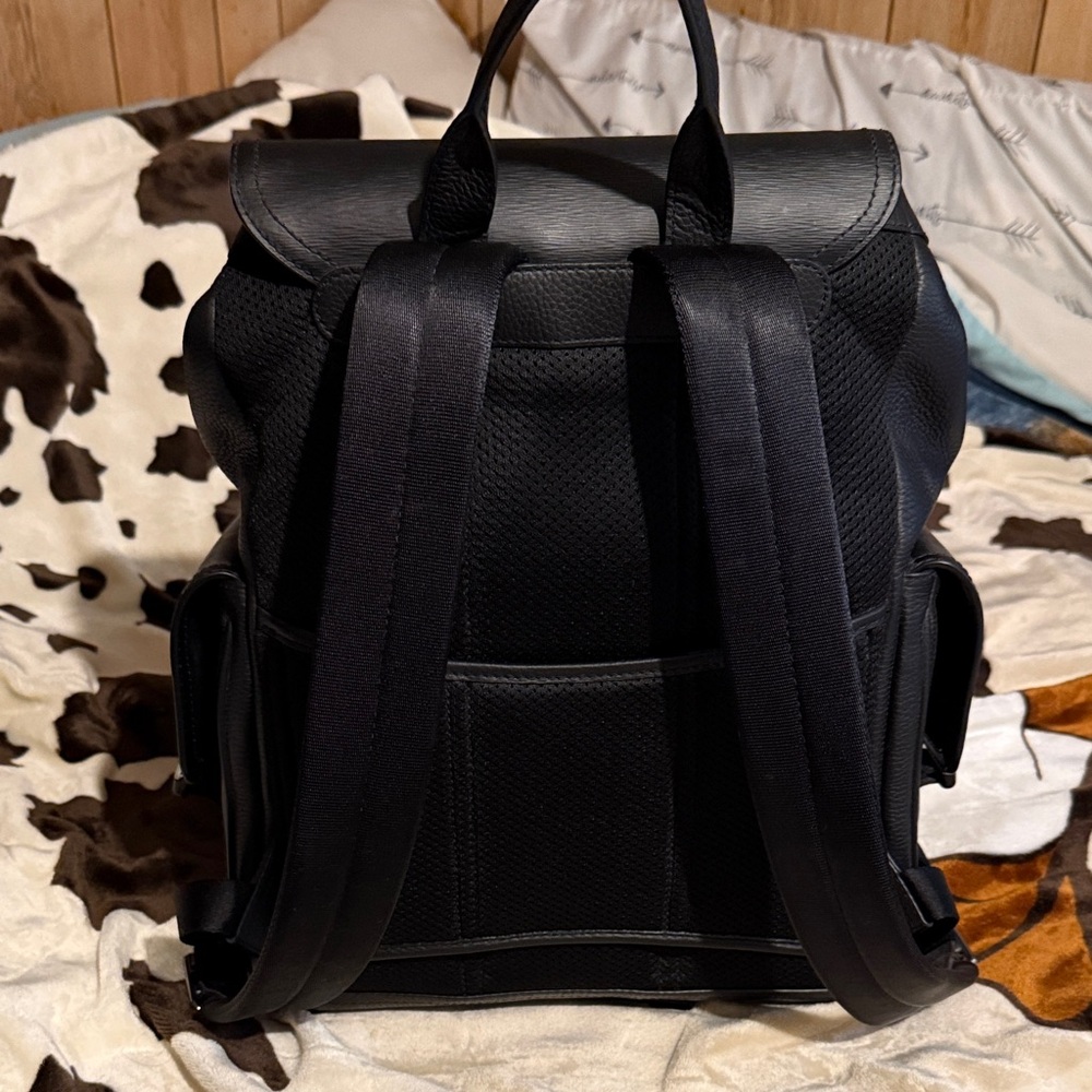 Michael Kors Black Men's Backpack with MK Logo - Picture 4 of 5